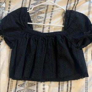 Self cropped dress to crop top